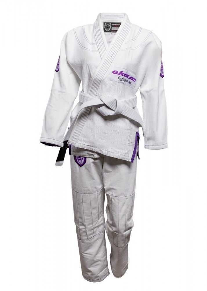 Sale Okami fightgear Women Gi Set Shield + white belt